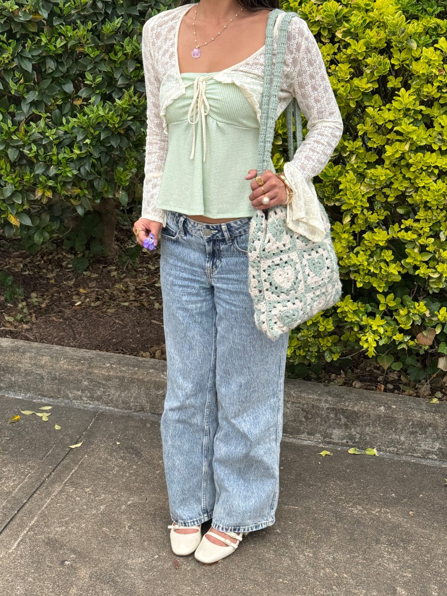 early spring outfit inspo 💐 I love pairing a longer tube top with a short tie-front cover up! It’s so early 2000’s.

I’m wearing a size XS top. Don’t worry about it being a tube top and slipping, it has an elastic ring at the top. The adjustable pants might be one of my favorites because you can keep them longer! If you go in between sizes often, try out the adjustable jeans from Hollister. They are so comfy too!

#LTKootd #LTKdayinmylife #LTKgrwm