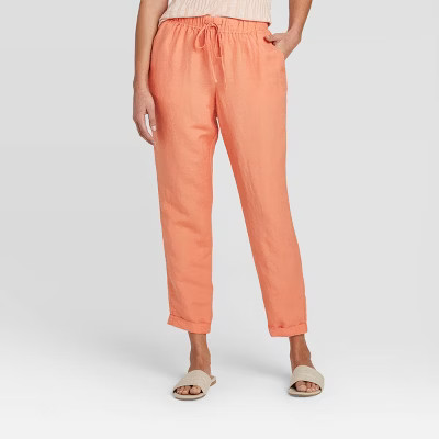 Women's High-Rise Ankle Length Taper Pants - A New Day™ | Target