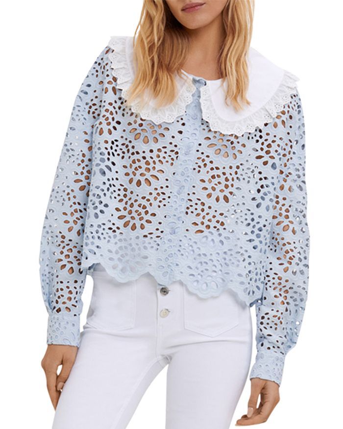 Guipure Lace Top | Bloomingdale's (US)