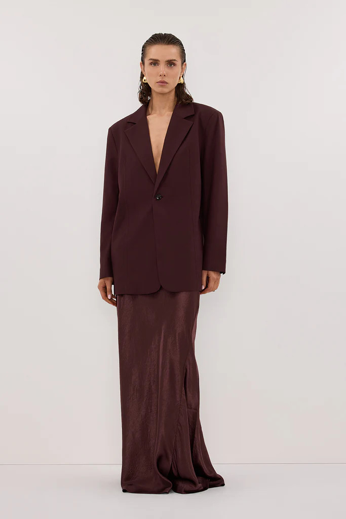 PRUE WALNUT OVERSIZED BLAZER | DISSH