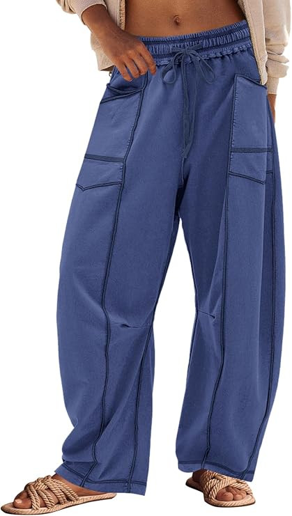 Panadila Womens Barrel Sweatpants Wide Leg Trousers | Amazon (US)