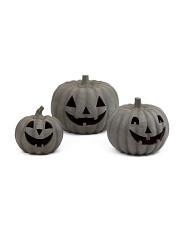 3pk Outdoor Safe Stack Jack O Lantern Decor | TJ Maxx