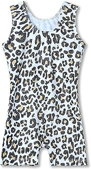 Leotards for Girls Gymnastics Kids Children Biketard with Shorts Sparkly Unicorn Dance Unitards... | Amazon (US)