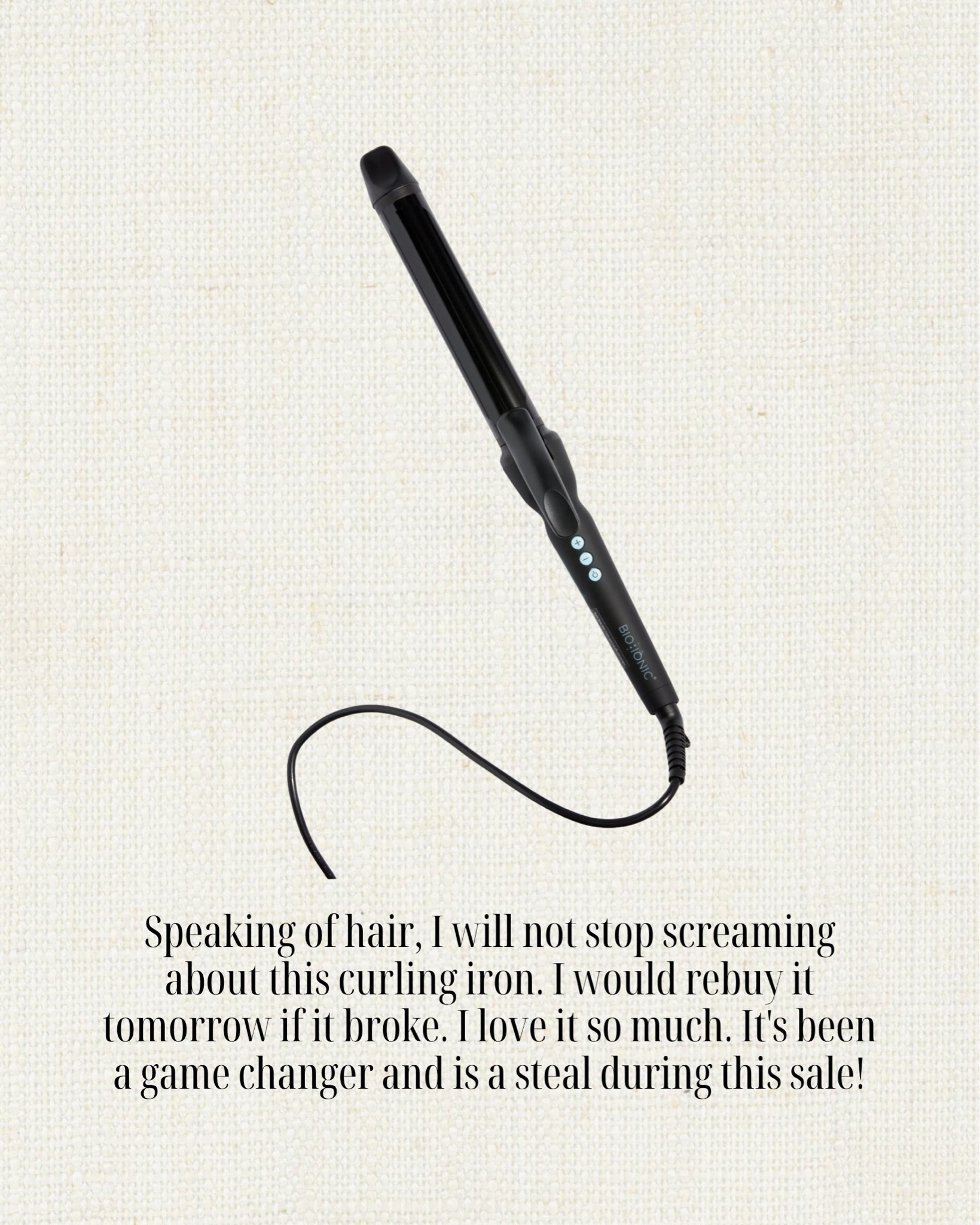 You all know my love for this curling iron. I can’t believe it’s on sale for basically $100 at cart as it will sell out fast.

#LTKselfcare