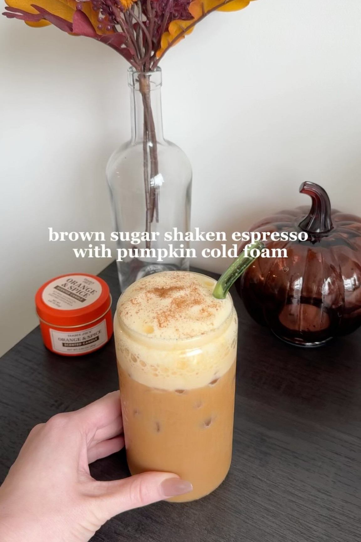 Brown sugar shaken espresso at home🤎 the pumpkin cold foam makes this so perfect for fall🍂 #brownsugarshakenespresso #brownsugarshakenespressoathome #brownsugarshakenoatmilk #pumpkincoldfoam #pumpkincoldfoamrecipe #shakenespresso #shakenespressoathome #coffee #coffee #delicious #goodmorning #bhfyp #breakfast #morning #cake #chocolate #homemade #lunch #foodstagram #foodphotography #cafe #dessert #foodblogger #starbucks #tea #coffeetime #brunch #coffeelover