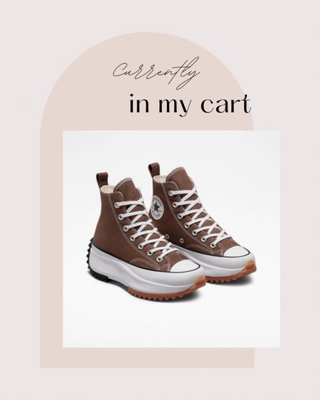 Currently in my cart. Linked a black pair too!

Shoes, converse, new, tan 

#LTKunder100 #LTKunder50