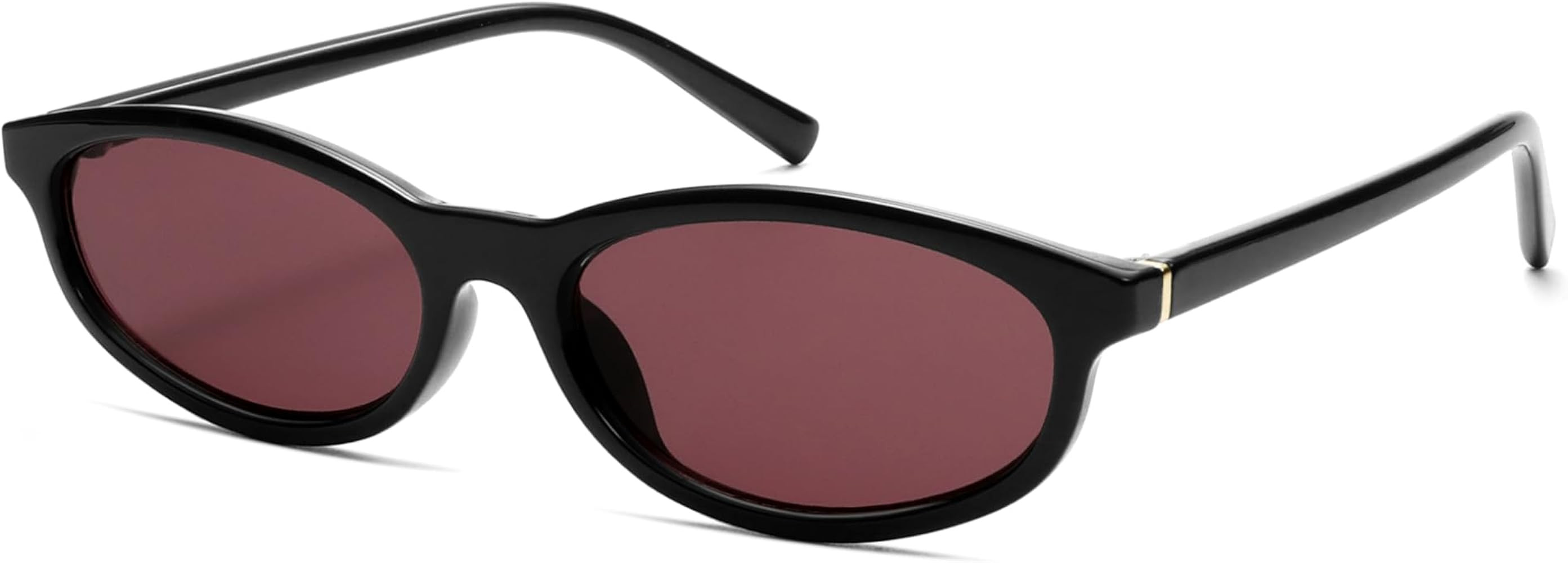 Appassal Retro Oval Cat Eye Sunglasses for Women Small 90s Trendy Narrow Slim Shades AP3732Y | Amazon (US)