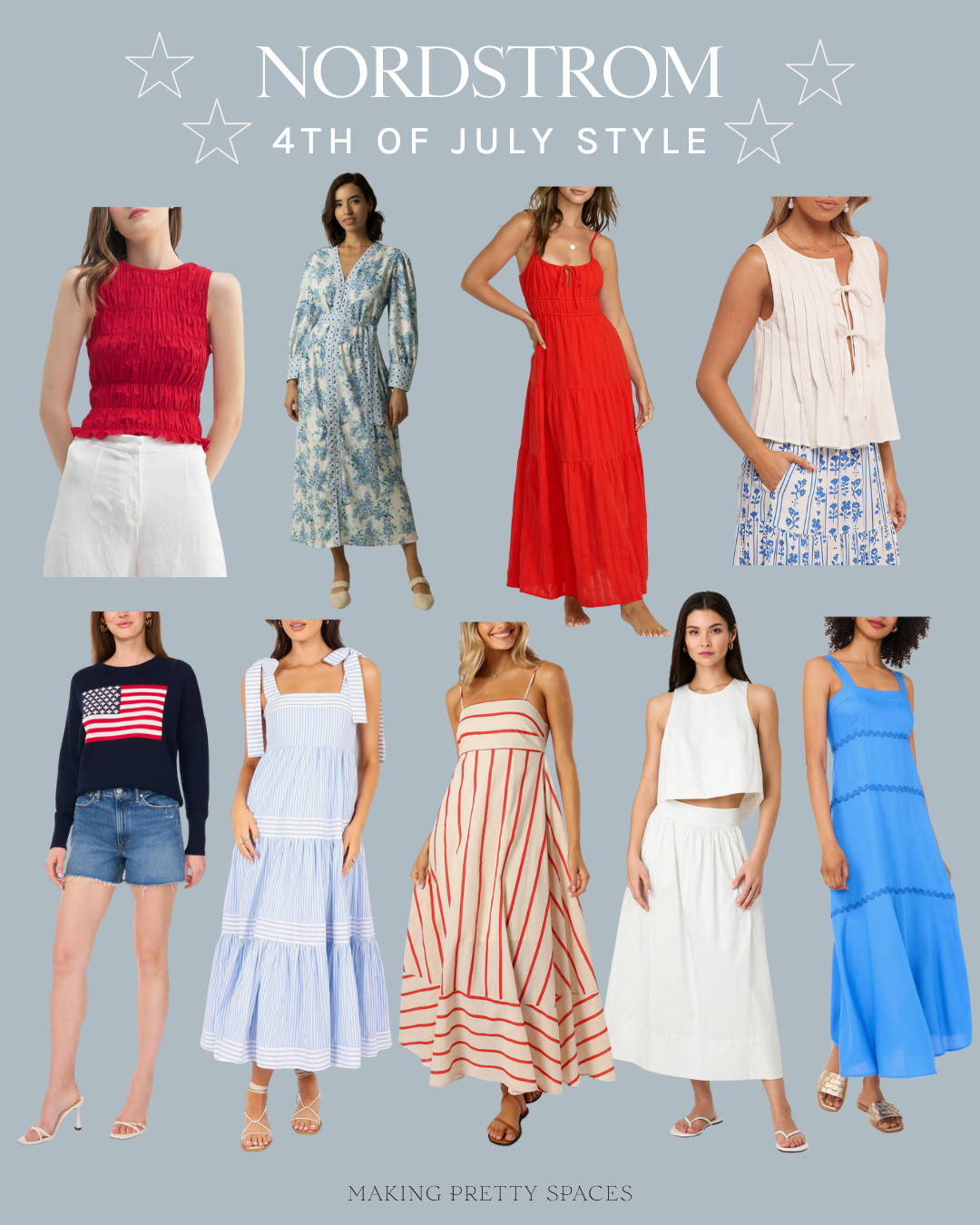 nordstrom fourth of july outfit inspiration! 4th of july, 4th of july outfits, what to wear for the 4th of july, nordstrom outfit ideas, nordstrom fashion 

 #LTKSeasonal #LTKSaleAlert #LTKStyleTip