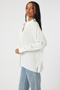 Oversized Long-Sleeve Shirt | Forever 21 (US)