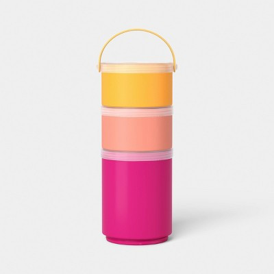 Round Stackable Container Multicolor Warms - Sun Squad™ | Target