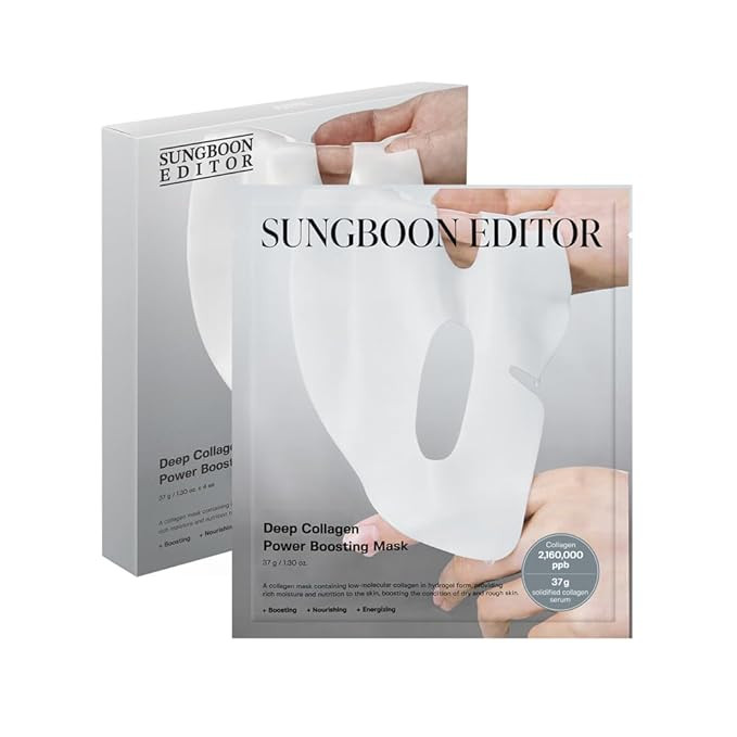 SUNGBOON EDITOR Deep Collagen Overnight mask 37gx4ea | Real Collagen 2,160,000PPB for Elasticity ... | Amazon (US)