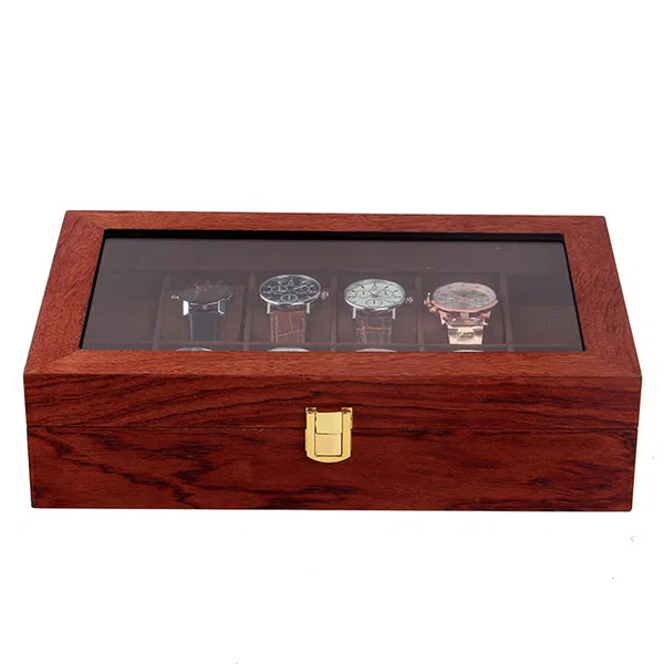 Wood Watch Box + Locking | Wayfair North America