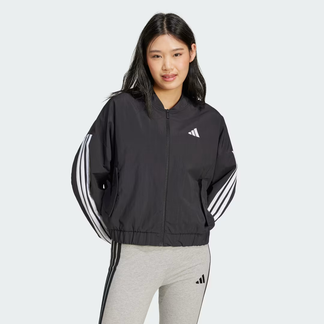 Essentials 3-Stripes Lifestyle Woven Bomber Jacket | adidas (US)