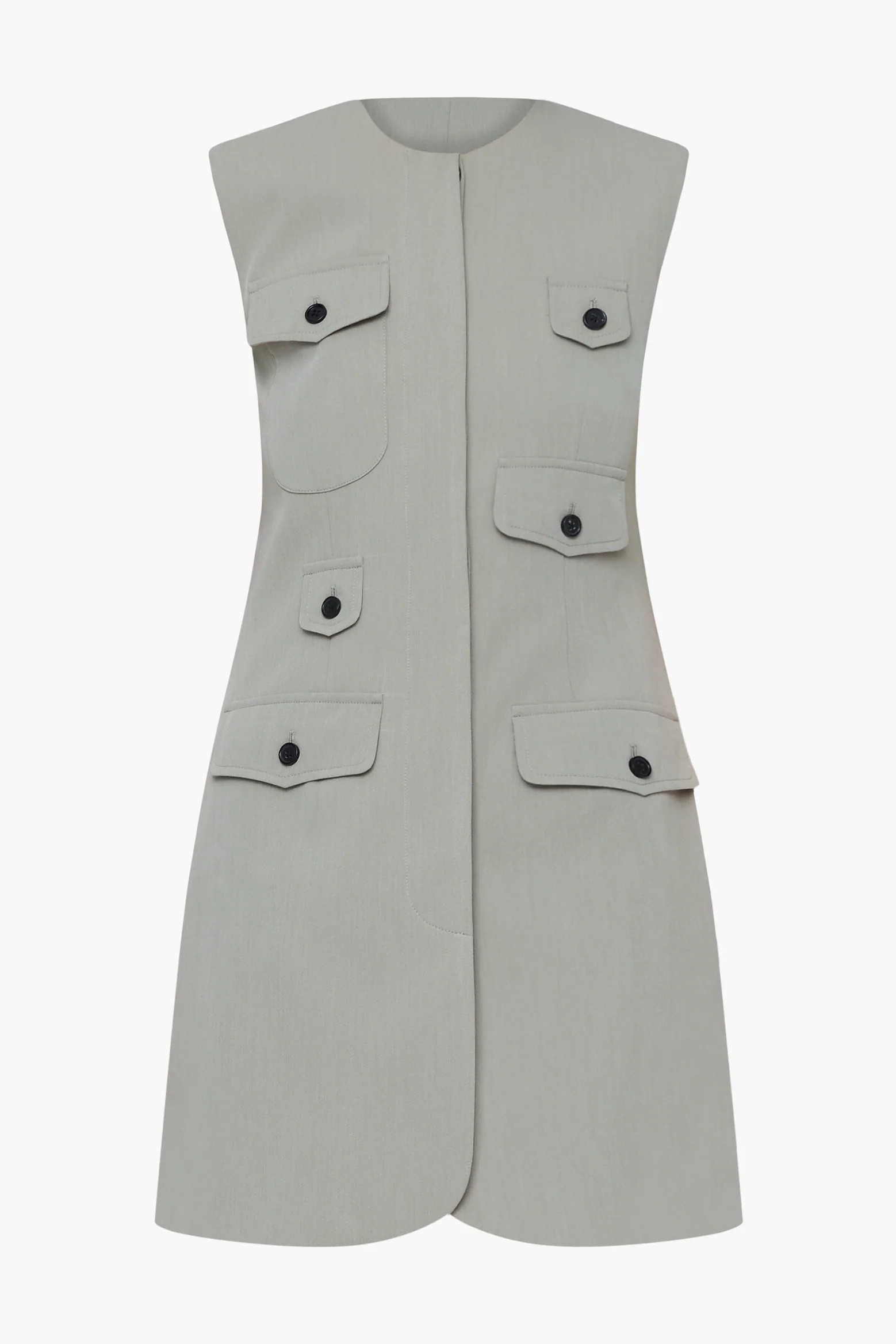 utility vest mini dress | The New Trend (Australia & New Zealand)