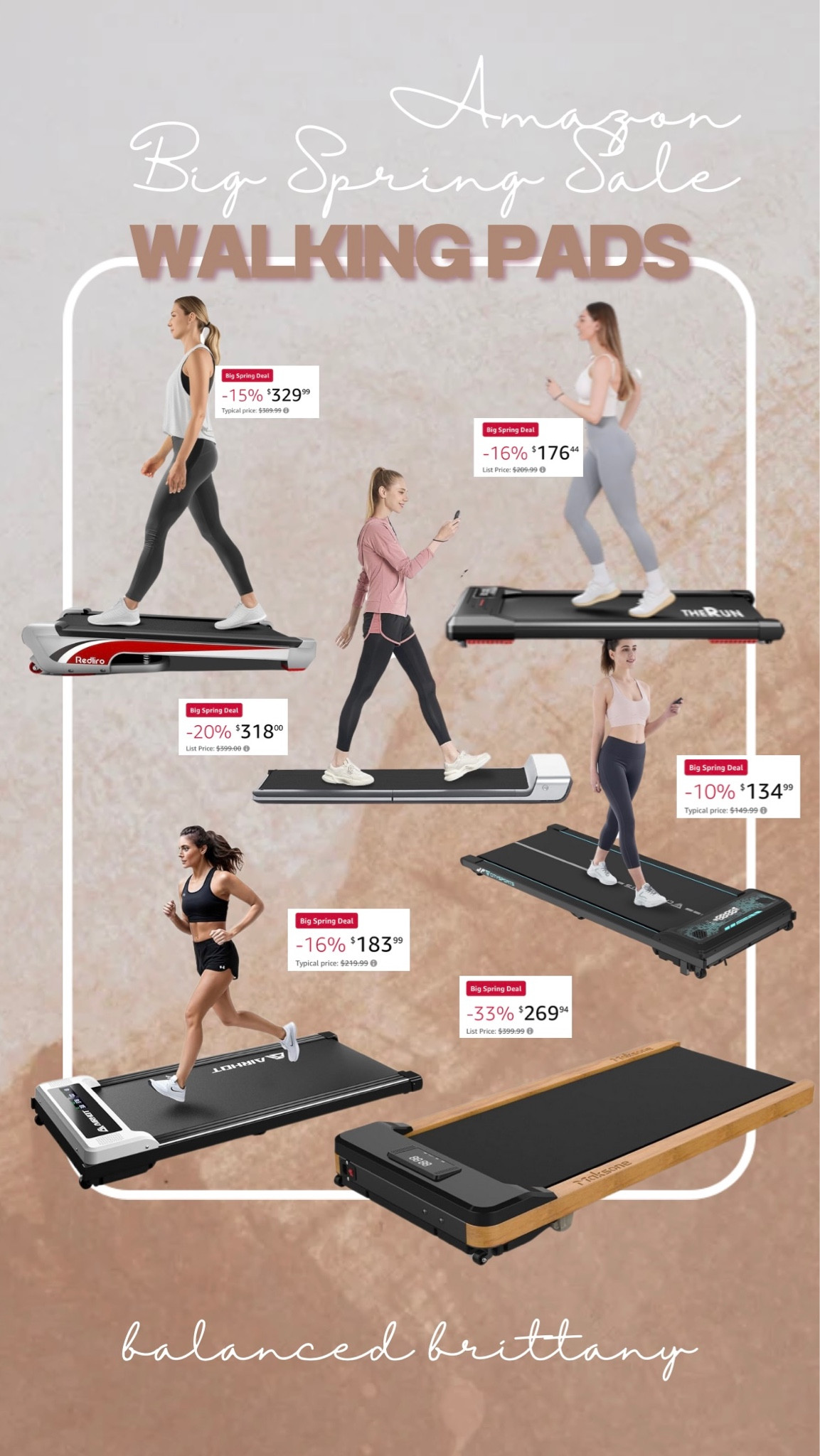 Amazon Big Spring Sale walking pads on deal today! 

#LTKhome #LTKfitness #LTKsalealert