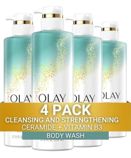 It is so hard to find this in an individual bottle for a good price but I found this back-and-forth for an amazing deal!

Olay Cleansing & Strengthening Women's Body Wash with Ceramide and Vitamin B3 Complex 20 fl oz (Pack of 4)

#LTKFindsUnder50 #LTKBeauty #LTKFamily