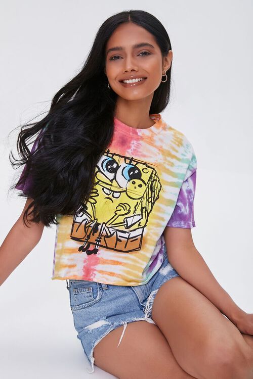 SpongeBob SquarePants Tie-Dye Tee | Forever 21 (US)