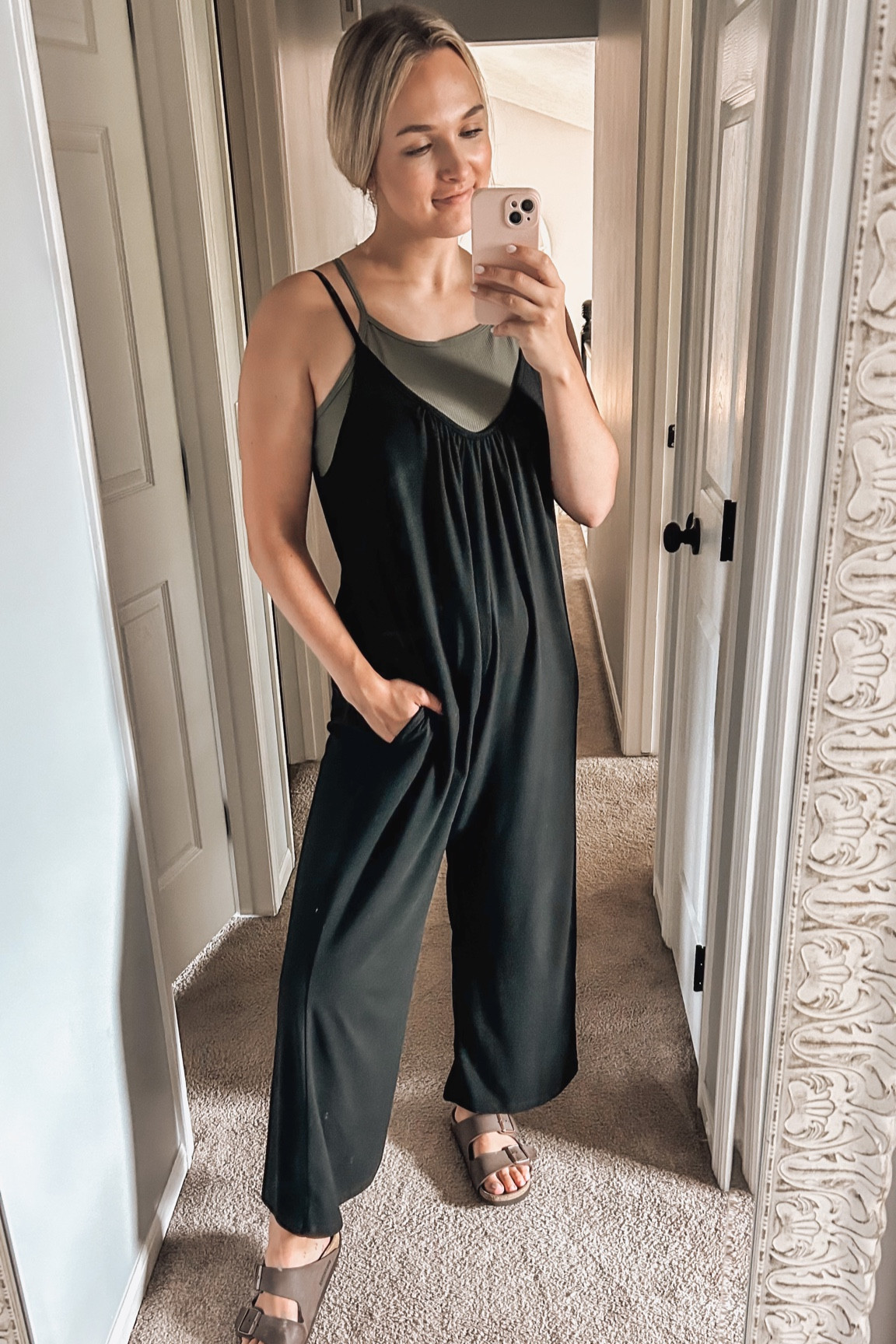 Comfy Amazon outfit 
Jumpsuit - M
Tank - L

#LTKunder50 #LTKstyletip #LTKFind