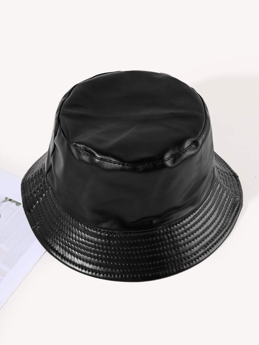 PU Reversible Bucket Hat | SHEIN