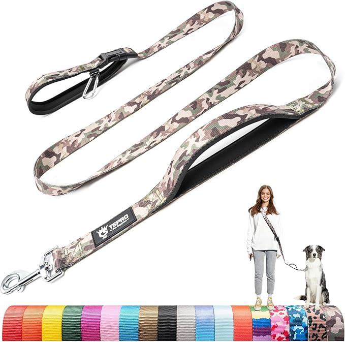 TSPRO Hands Free Dog Leash for Medium to Large Dogs, Adjustable Durable Leash with Comfortable Sa... | Amazon (US)