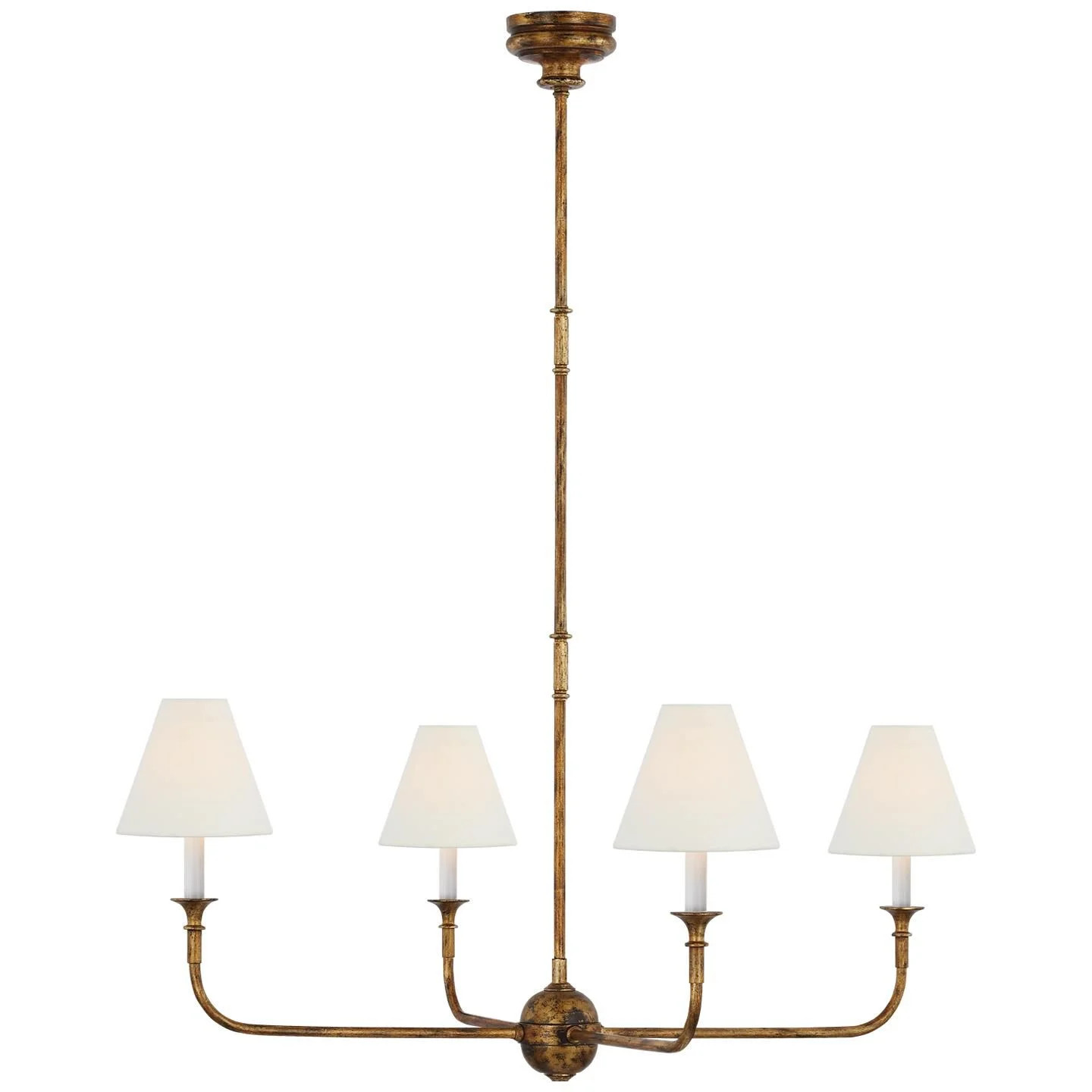 Piaf 39 Inch 4 Light Chandelier by Thomas O'Brien Piaf by Visual Comfort Signature Collection | 1800 Lighting