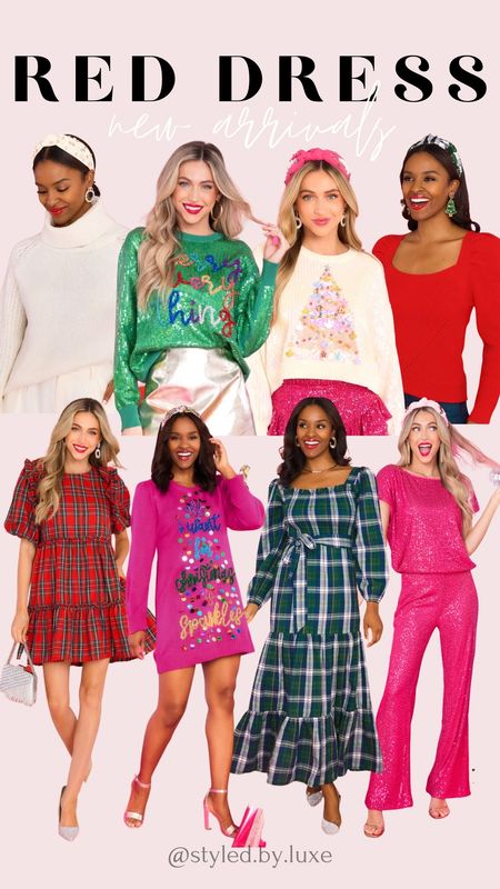 Red dress new holiday arrivals!

Sweater, Christmas sweater, mini dress, Christmas dress, holiday dress, sequin set, midi dress, maxi dress, plaid dress, Christmas outfit, holiday outfit

#LTKstyletip #LTKHoliday #LTKSeasonal