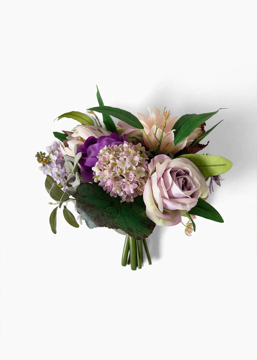 Silk Sunflower & Protea Bouquet | Pink Wedding Flowers | Afloral.com | Afloral