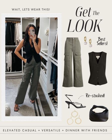 Best sellers! Trending - Cargo pants + tailored vests ✨

These pants have the most flattering ab-leisure fit! Fit and comfort like a dream👌🏽 Vest is TTS 

#LTKover40 #LTKfindsunder100 #LTKstyletip