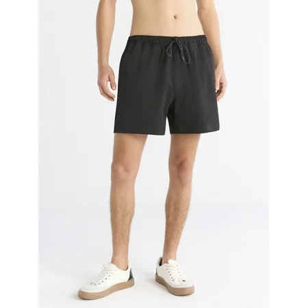 Free Assembly Men's Seersucker Swim Trunks, 5" Inseam, Sizes S-3XL | Walmart (US)