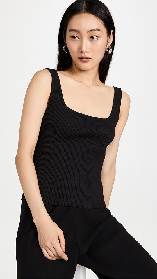 Ribbed Square Neck Tank | Shopbop