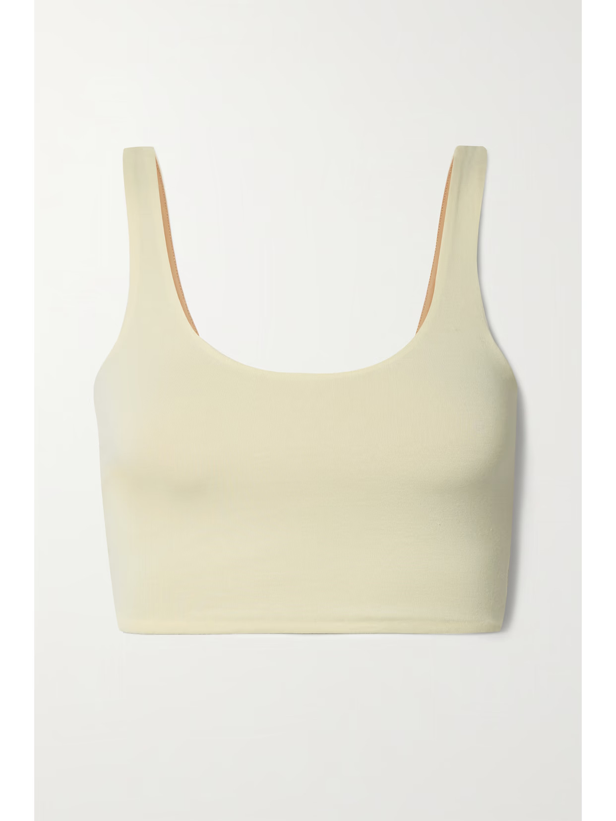 Skin - + Net Sustain Clio Reversible Stretch Organic Pima Cotton-jersey Soft Cup Bra - Cream | NET-A-PORTER (UK & EU)