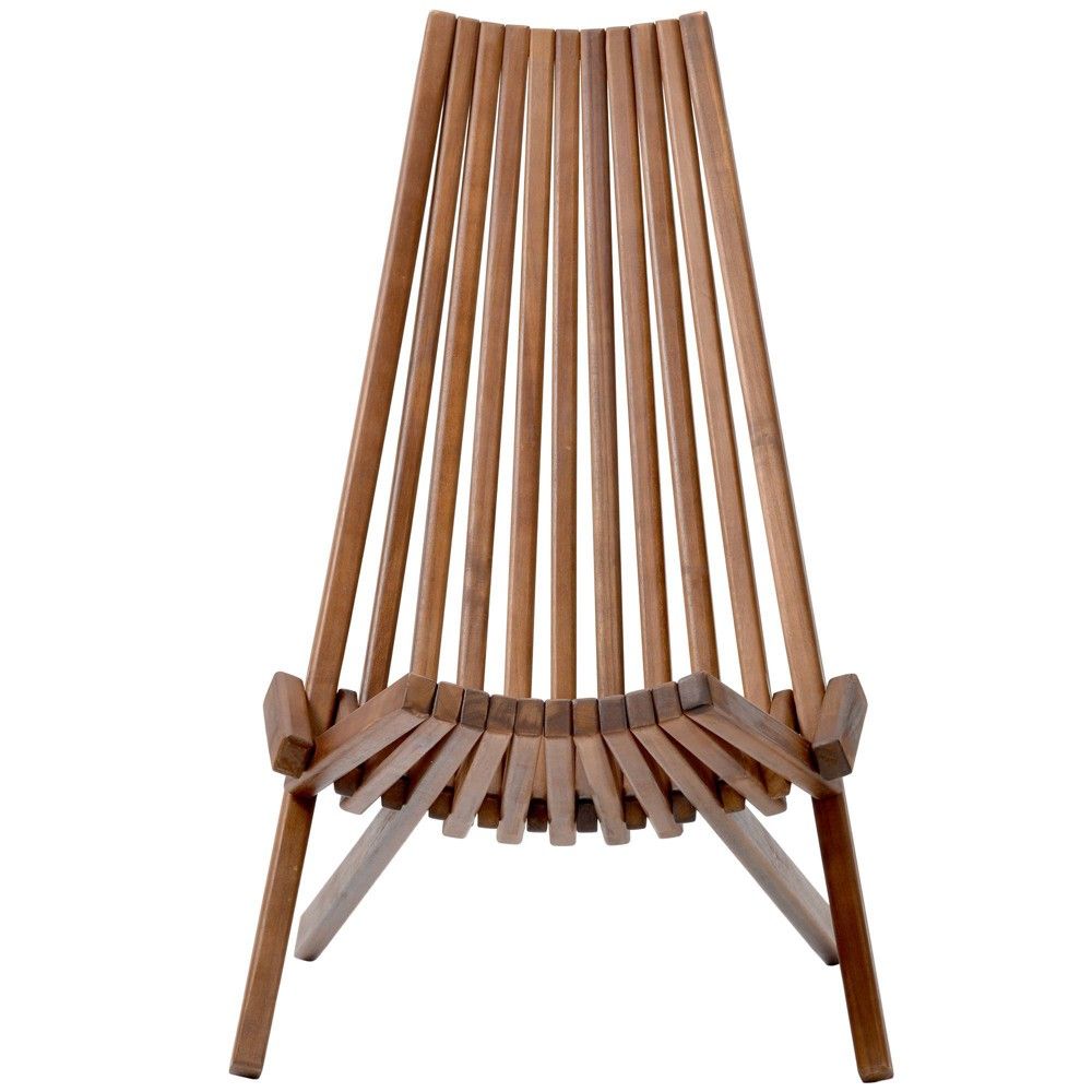 Folding Wood Chair - Natural - WELLFOR | Target