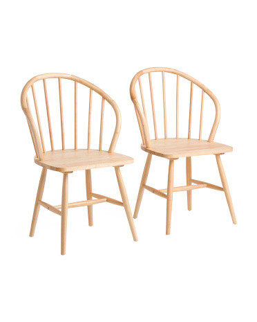 Set Of 2 Wood Dining Chairs | Marshalls