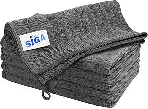 MR.SIGA Microfiber Cleaning Cloth, All-Purpose Cleaning Towels, Pack of 6, Size 13.8 x 15.7 in | Amazon (CA)