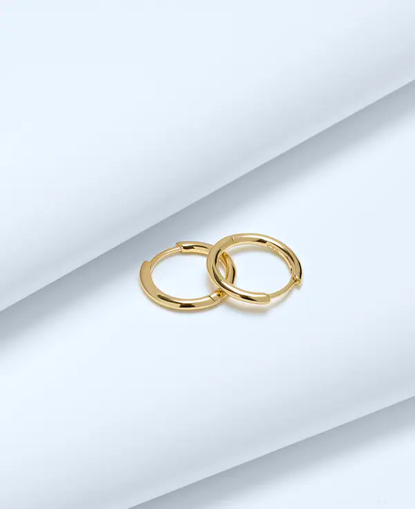 Demi-Fine Small Hoop Earrings | Madewell