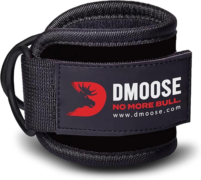 DMoose Fitness Ankle Strap for Cable Machines for Kickbacks, Glute Workouts, Leg Extensions, Curl... | Amazon (US)