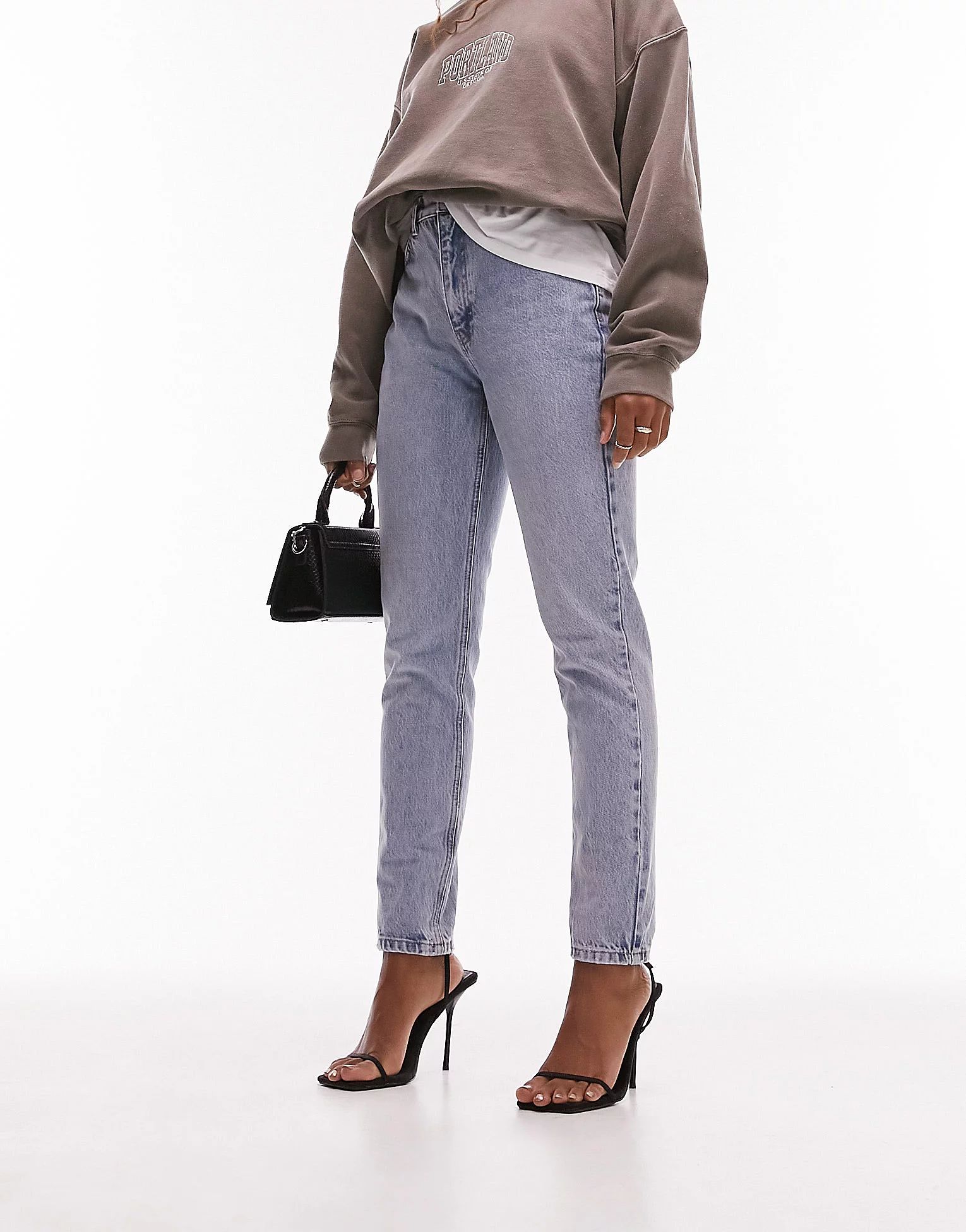 Topshop Hourglass Mom jeans in bleach | ASOS (Global)