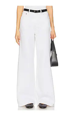 AGOLDE Dame High Rise Wide Leg in Milkshake from Revolve.com | Revolve Clothing (Global)