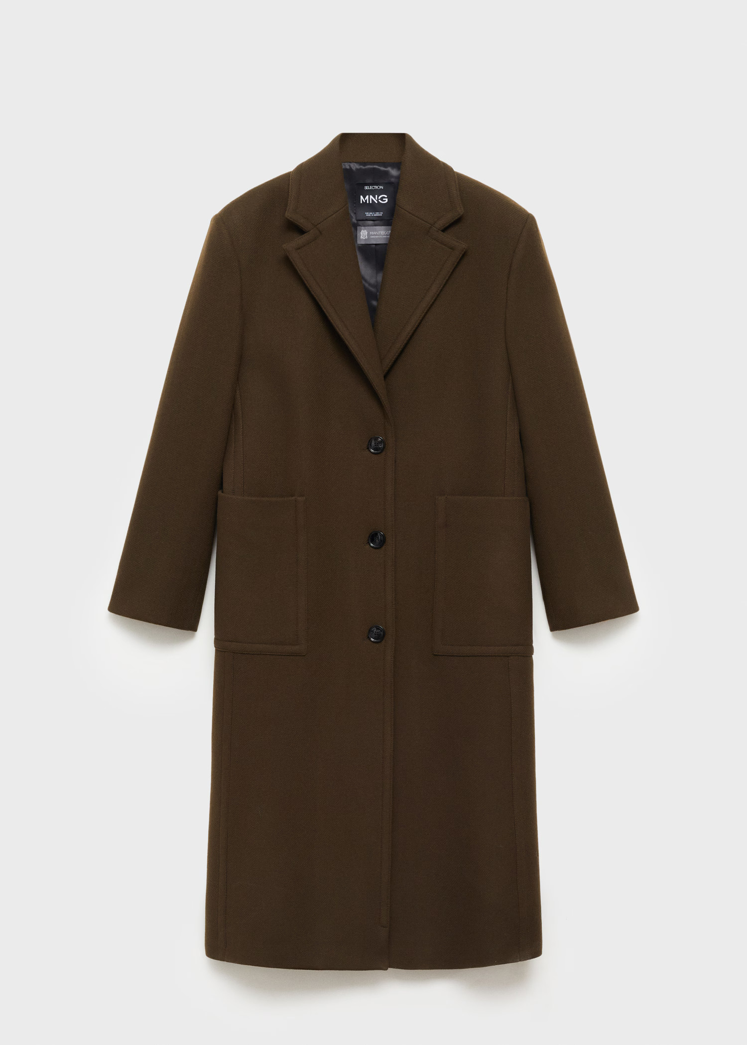Virgin wool coat with pockets - Women | MANGO United Kingdom | MANGO (UK)
