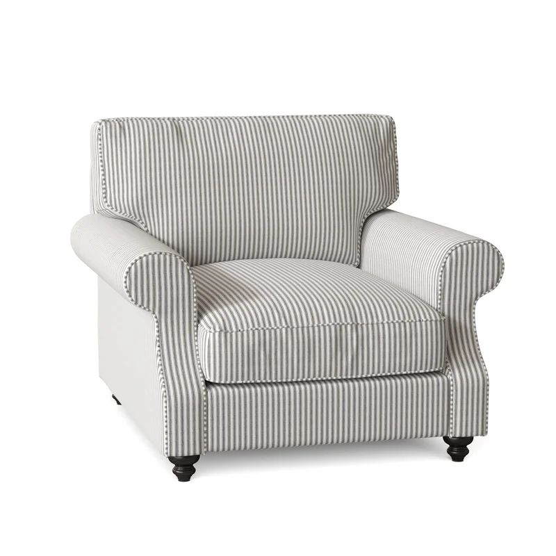 Huxley 39" Wide Down Cushion Armchair | Wayfair North America