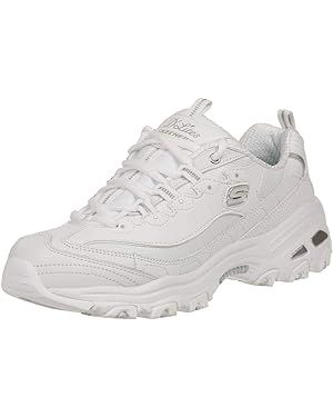 Skechers Women's D'Lites Fresh Start Memory Foam Lace-up Sneaker Fashion | Amazon (US)