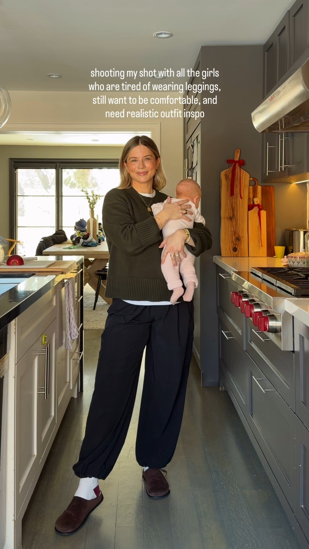 Loungewear but elevated. Sized up to medium in the sweater and take a small in the T. Pants are old gap active and sadly no longer available. 

#LTKwinter #LTKcanada #LTKstyletip