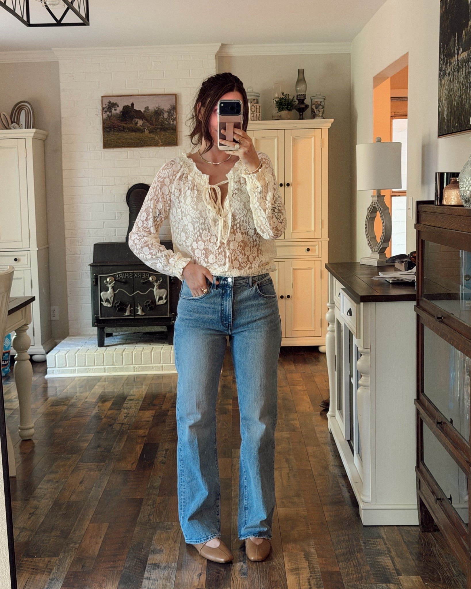 Wearing small top and 27 tall for the jeans 

The jeans come in standard, tall, petite, and plus size!

#LTKgrwm #LTKootd