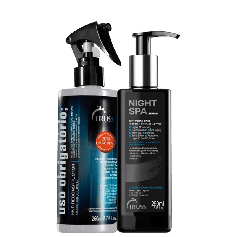 Kit Truss Night Spa Obrigatório (2 Produtos) | Beleza Na Web (BR)