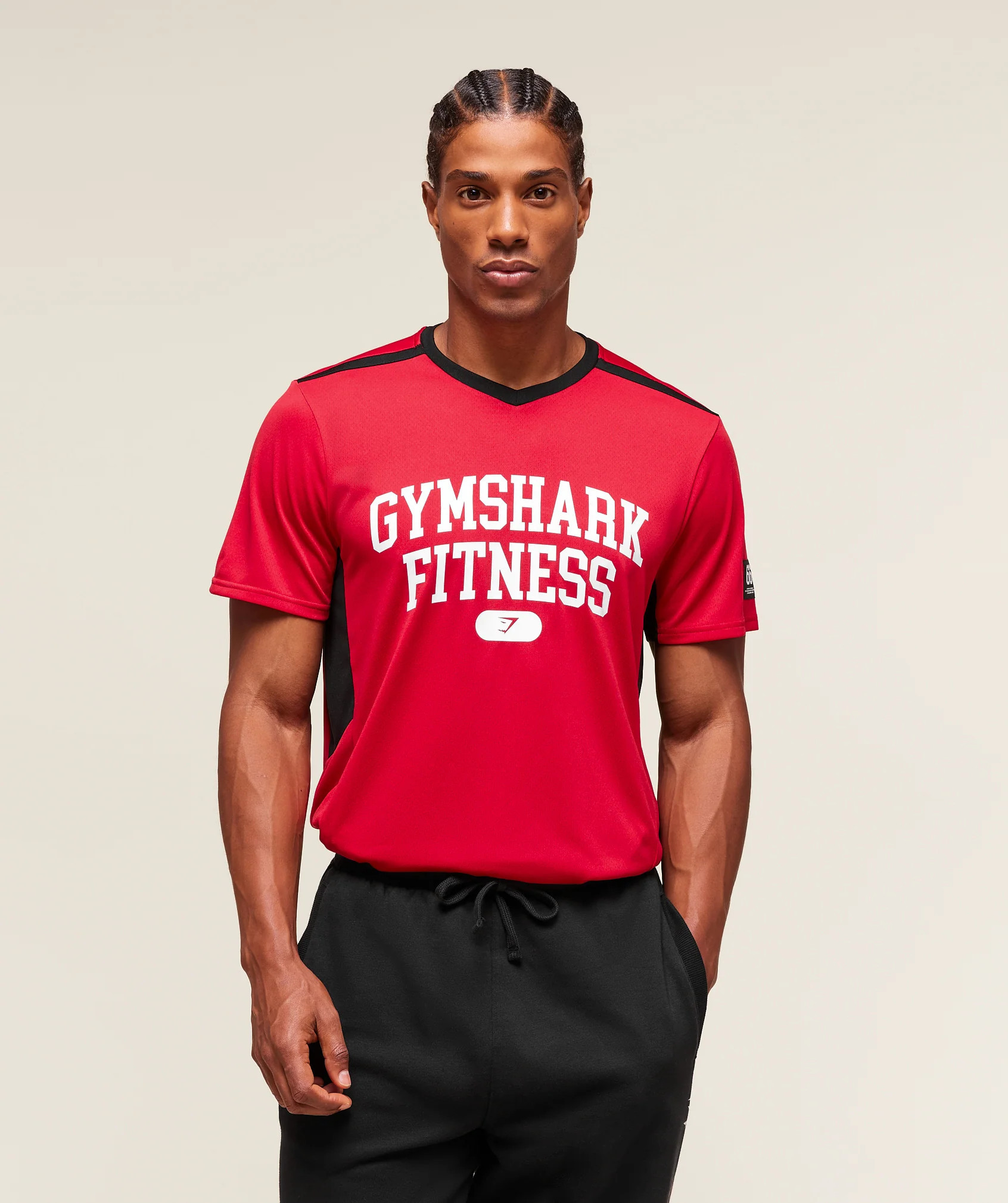 Gymshark Varsity Tech T-Shirt - Conditioning Red | Gymshark EU