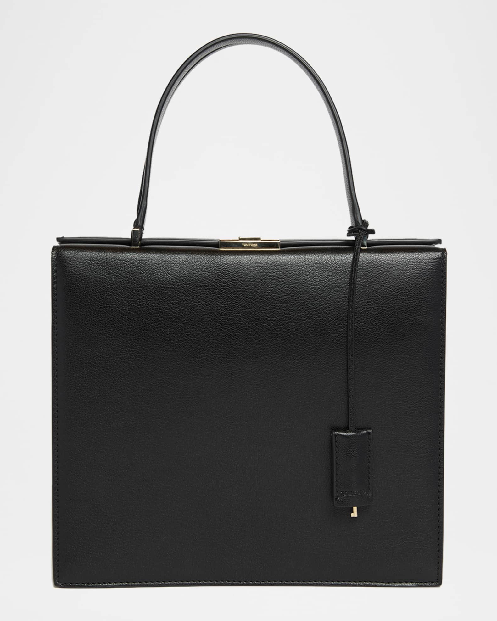 Jean Top-Handle Bag in Supple Grain Leather | Neiman Marcus