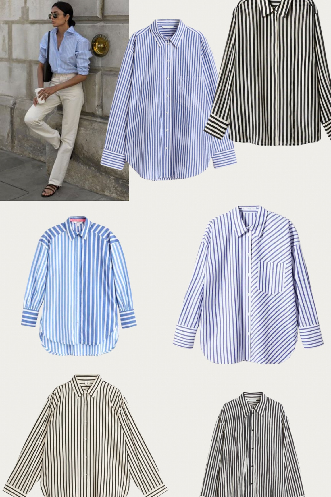Striped shirt trend 