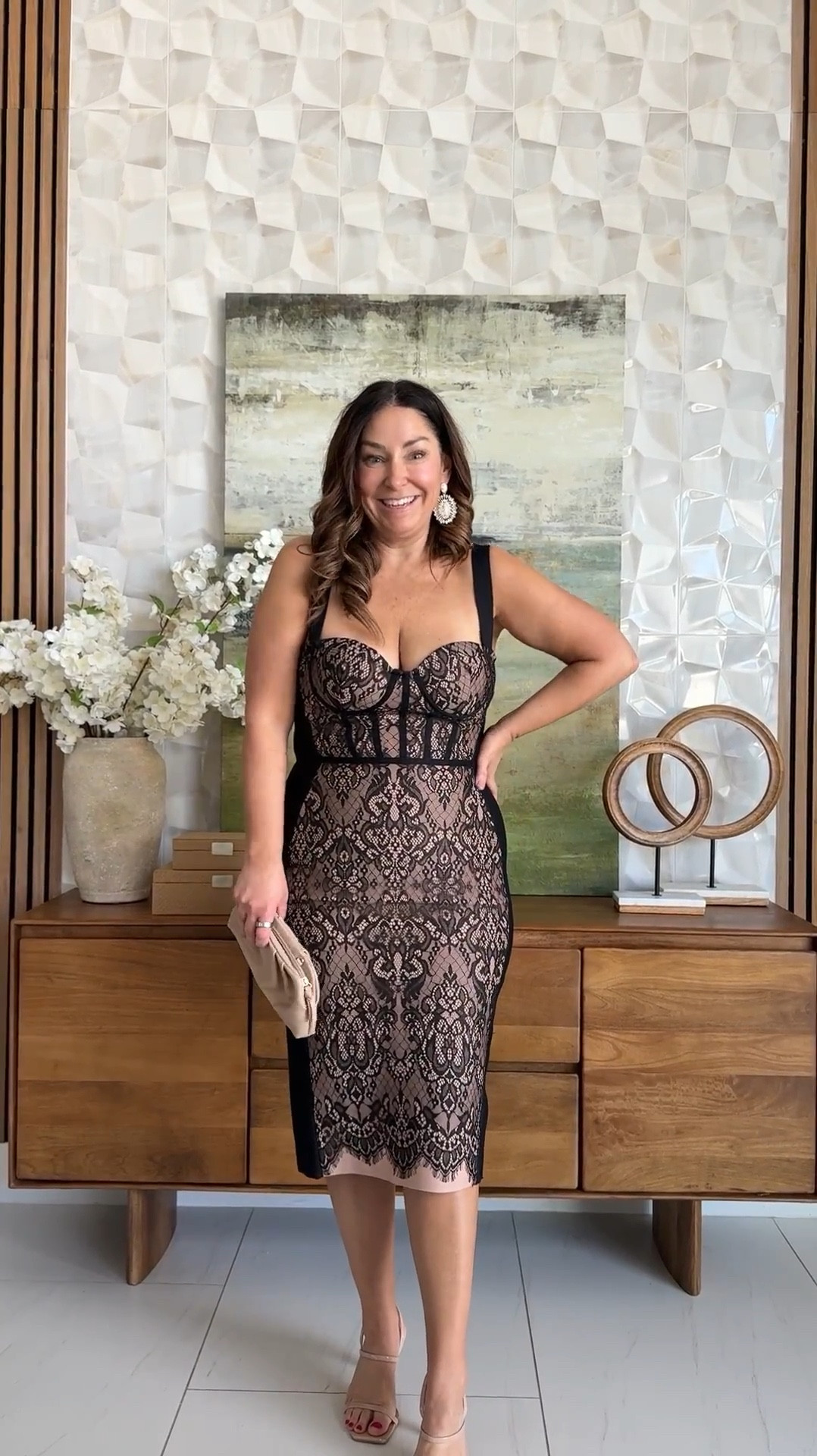 Lace Date Night Amazon Dress | Wearing XL, runs small size up if in between. 

 

#LTKValentine #LTKMidsize #LTKWedding