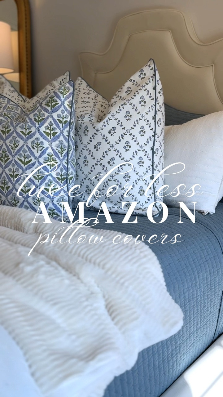 Luxe for less Amazon pillow covers!! 

#LTKHome #LTKFindsUnder50 #LTKFindsUnder100