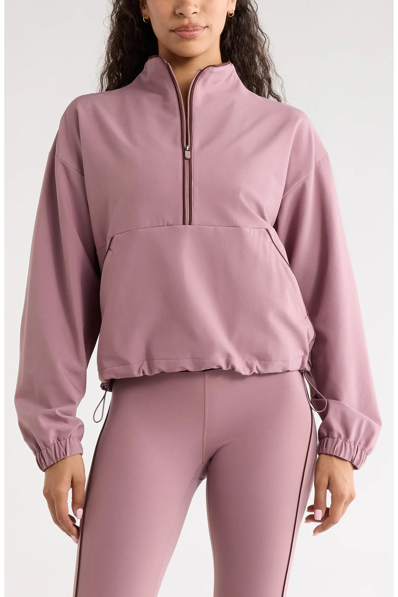 Piped Half Zip Pullover (Women) | Nordstrom | Nordstrom